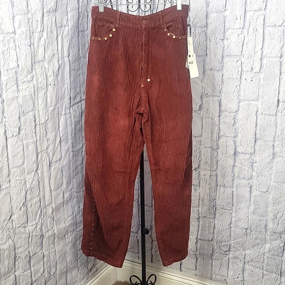 BDG URBAN OUTFITTERS High Rise‎ Wide Legged JNCO Style Baggy Cord. Skater Jeans